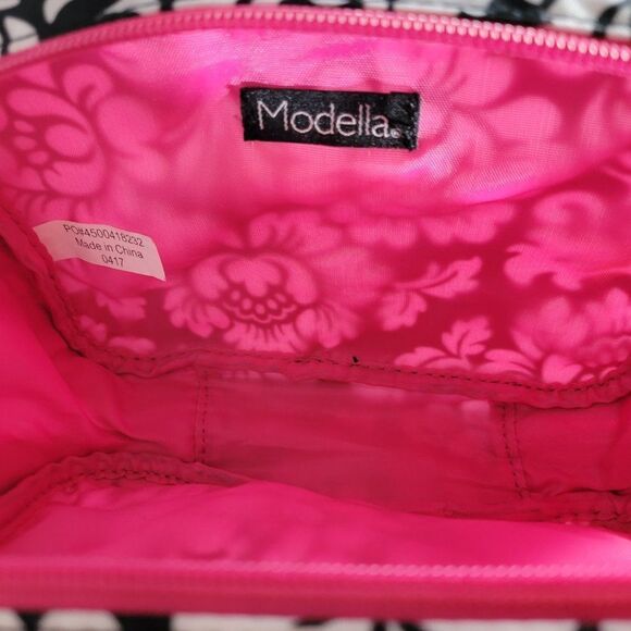 MODELLA FLORAL PRINT DESIGN MAKEUP COSMETIC BAG - Picture 11 of 13
